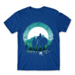 God of War silhouette Royal Blue Men's Tee