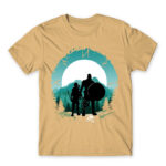 God of War silhouette Sand Men's Tee