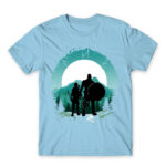 God of War silhouette Sky Blue Men's Tee
