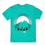God of War silhouette Turquoise Men's Tee
