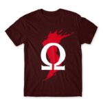 God of War splash Burgundy Men's T-shirt