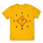 God of War symbols Gold Men's T-shirt