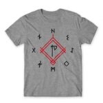 God of War symbols Grey Melange Men's Tee
