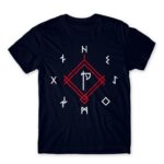 God of War symbols Navy Men's T-shirt