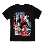 Goku and Vegeta Black Men's Tee for Anime, Dragon Ball