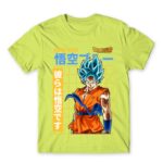 Goku Blue Apple Green Men's Tee for Anime, Dragon Ball