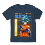 Goku Blue Denim Men's Tee for Anime, Dragon Ball