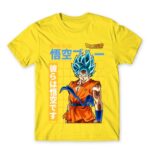 Goku Blue Lemon Men's Tee for Anime, Dragon Ball
