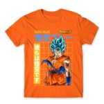 Goku Blue Orange Men's Tee for Anime, Dragon Ball