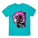 Goku Fantasy Atoll Blue Men's Tee for Anime, Dragon Ball