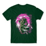 Goku Fantasy Bottle Green Men's Tee for Anime, Dragon Ball