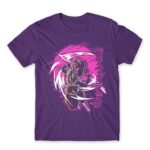 Goku Fantasy Dark Purple Men's T-shirt for Anime, Dragon Ball