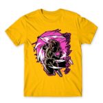Goku Fantasy Gold Men's Tee for Anime, Dragon Ball
