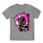 Goku Fantasy Grey Melange Men's T-shirt for Anime, Dragon Ball