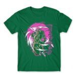 Goku Fantasy Kelly Green Men's T-shirt for Anime, Dragon Ball