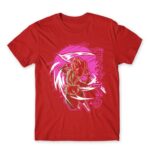 Goku Fantasy Red Men's Tee for Anime, Dragon Ball