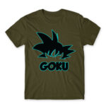 Goku Silhouette Army Men's Tee for Anime, Dragon Ball