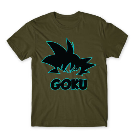 Goku Silhouette Army Men's Tee for Anime, Dragon Ball