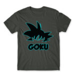 Goku Silhouette Dark Grey Men's Tee for Anime, Dragon Ball
