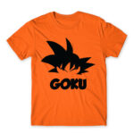 Goku Silhouette Orange Men's Tee for Anime, Dragon Ball