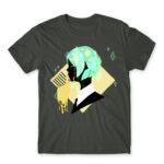 Golden Dark Grey Men's T-shirt for Anime, Land Of The Lustrous