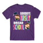 Goodbye nursery, dread school Dark Purple Men's T-shirt for Kindergartner, Work
