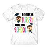 Goodbye nursery, dread school White Men's T-shirt for Kindergartner, Work