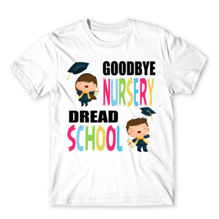 Goodbye nursery, dread school White Men's T-shirt for Kindergartner, Work