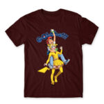 Gotcha Burgundy Men's Tee for Anime, Pokemon