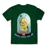Gotta’ Catch em All Bottle Green Men's T-shirt for Anime, Pokemon
