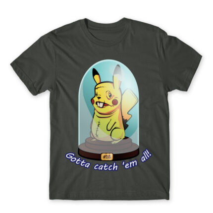 Gotta’ Catch em All Dark Grey Men's T-shirt for Anime, Pokemon