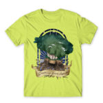 Greetings from Laputa Apple Green Men's T-shirt for Anime, Laputa Castle In The Sky