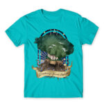 Greetings from Laputa Atoll Blue Men's T-shirt for Anime, Laputa Castle In The Sky