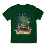Greetings from Laputa Bottle Green Men's T-shirt for Anime, Laputa Castle In The Sky