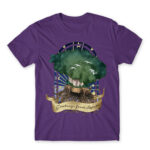 Greetings from Laputa Dark Purple Men's Tee for Anime, Laputa Castle In The Sky