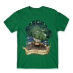 Greetings from Laputa Kelly Green Men's T-shirt for Anime, Laputa Castle In The Sky