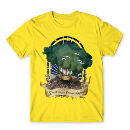 Greetings from Laputa Lemon Men's T-shirt for Anime, Laputa Castle In The Sky