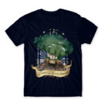 Greetings from Laputa Navy Men's Tee for Anime, Laputa Castle In The Sky