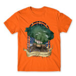Greetings from Laputa Orange Men's T-shirt for Anime, Laputa Castle In The Sky