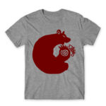 Grizzly’s Sin of Sloth King – Nanatsu no Taizai Grey Melange Men's T-shirt for Anime, Nanatsu No Taizai
