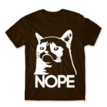 Grumpy Cat Nope Chocolate Men's T-shirt for Funny, Meme