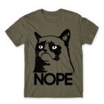 Grumpy Cat Nope Zinc Men's Tee for Funny, Meme