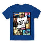 GTA Poster Royal Blue Men's T-shirt