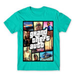 GTA Poster Turquoise Men's Tee