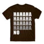 Hahaha NO Chocolate Men's Tee for Funny, Sarcastic Humour