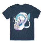 Haku dragon form Denim Men's T-shirt for Anime, Spirited Away
