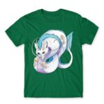 Haku dragon form Kelly Green Men's T-shirt for Anime, Spirited Away