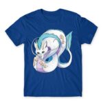 Haku dragon form Royal Blue Men's Tee for Anime, Spirited Away