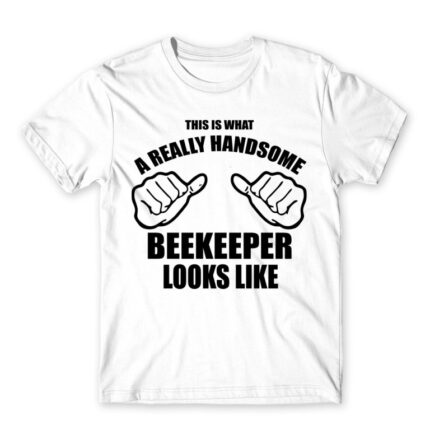 Handsome beekeeper White Men's T-shirt for Beekeeper, Work