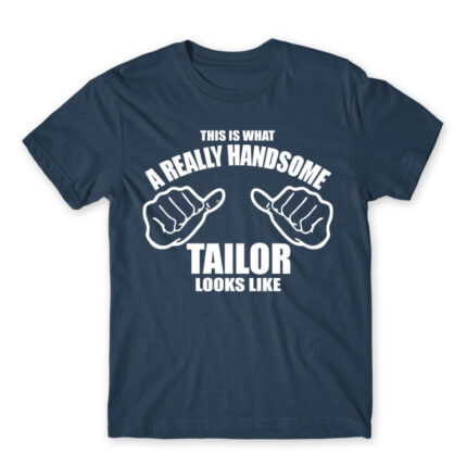Handsome tailor Denim Men's T-shirt for Tailor, Work